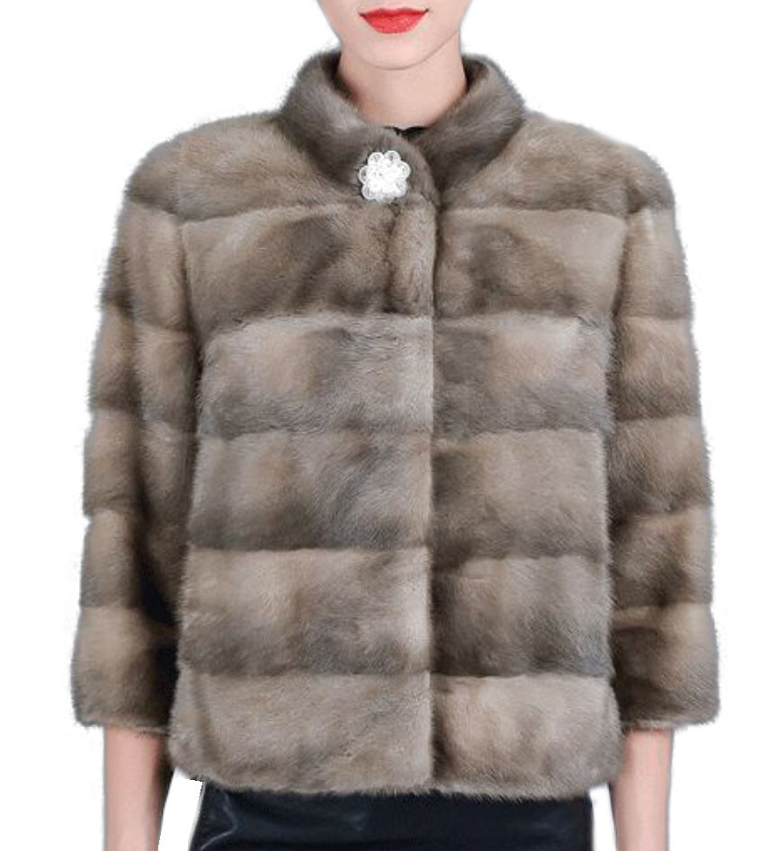 Women's M Lutetia Mink Fur Bolero Jacket Coat On Sale