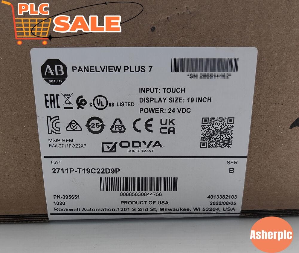 2711P-T19C22D9P Allen-Bradley 2711PT19C22D9P Plus 7 Graphic Terminal