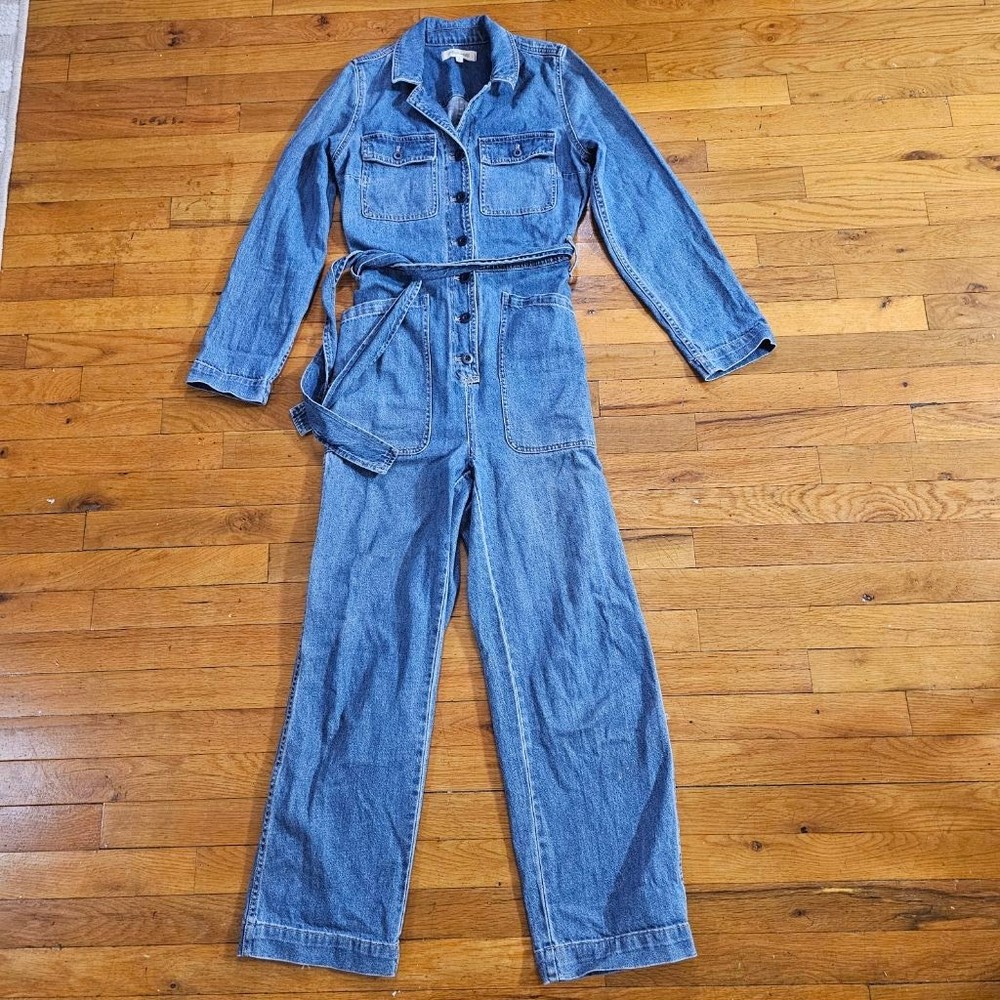 Women's Madewell Denim Jumpsuit Size S Blue