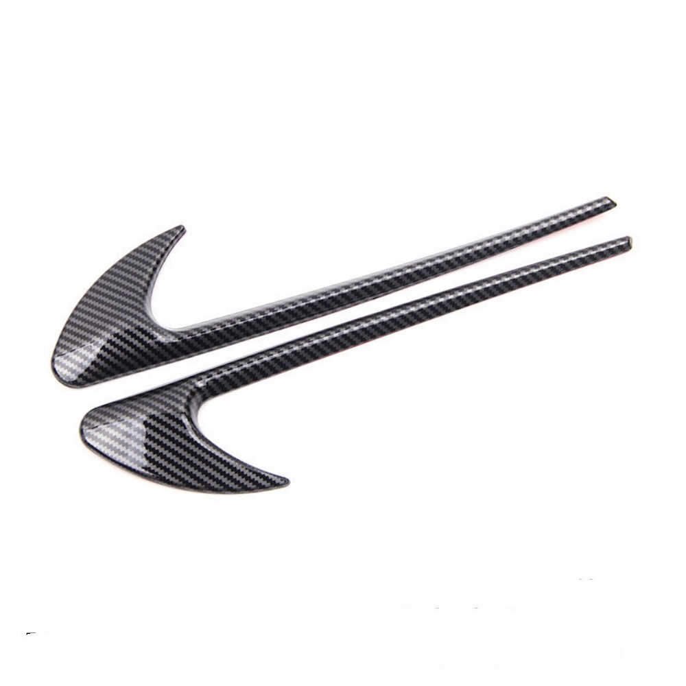 2X Carbon Fiber Side Fender Canards Hooks for Mercedes W205 C43 C63 C63s AMG 1 ✨