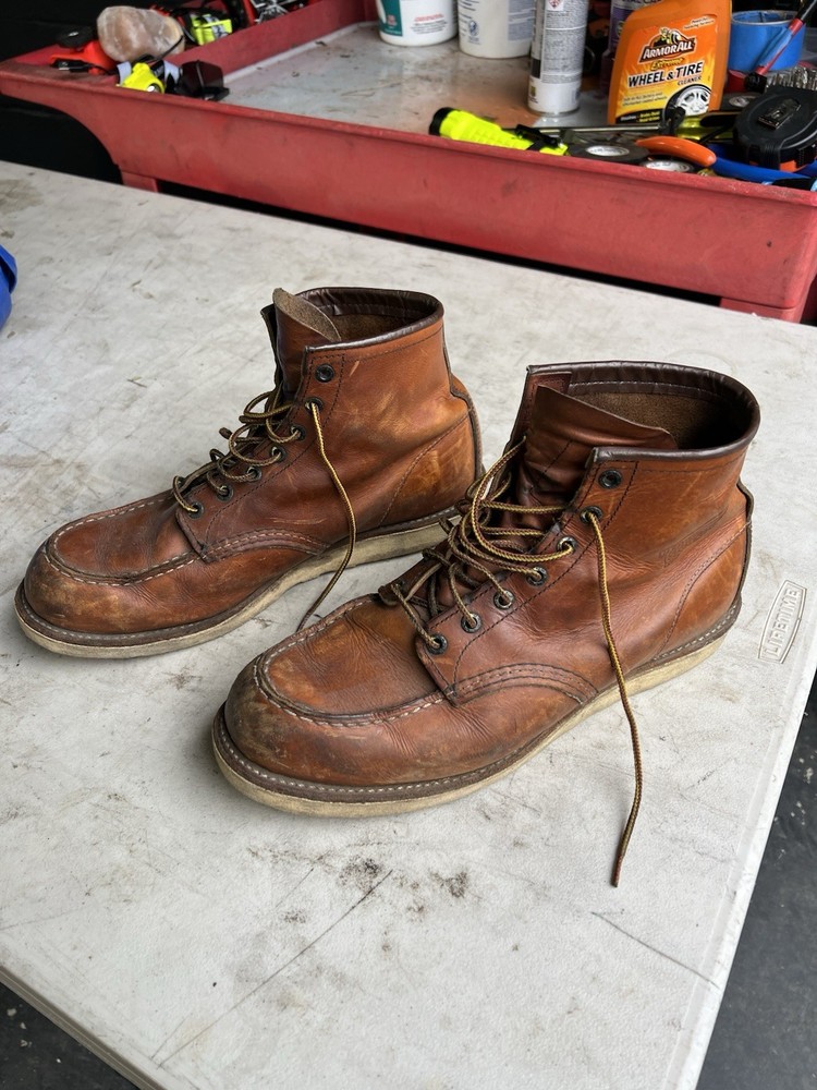 Red Wing 10875 USA Soft Toe Moc Boots Size 11