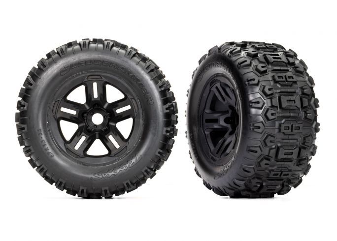 Traxxas 9672 T&W BLK CHRM 2.2/ANACONDA TIRE