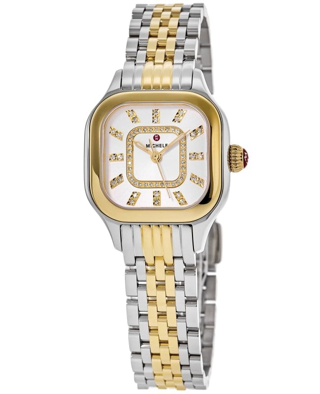 Michele Meggie Diamond Two-Tone Steel Women's Watch MWW33B001SET