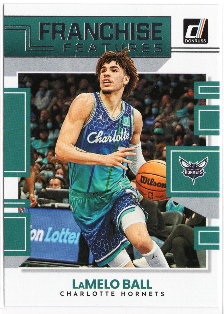 2022-23 Donruss LaMelo Ball #12 Franchise Features Charlotte Hornets Basketball Card