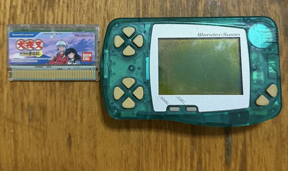 Wonder Swan Console Skeleton Green