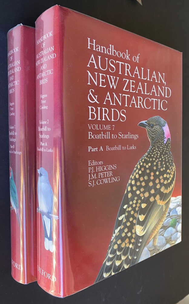 2006 1st HANDBOOK OF AUSTRALIAN NEW ZEALAND & ANTARCTIC BIRDS VOL 7A and VOL 7B