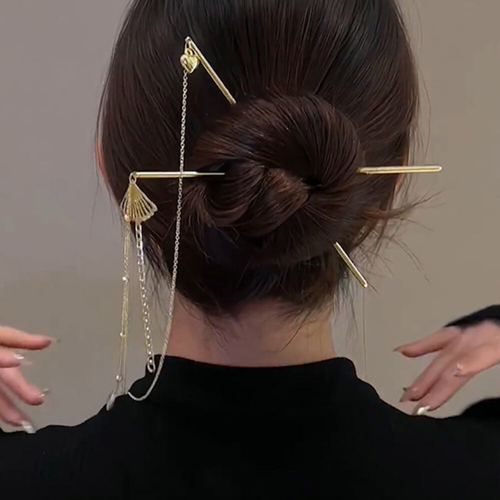 Retro Hair Accessories Two Hair Forks Hair Stick Chinese Style Hair Chopsticks