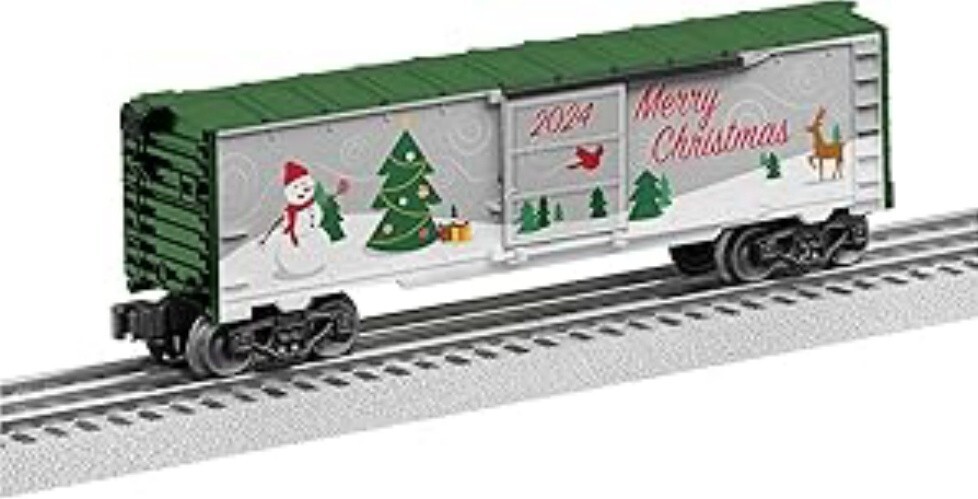 LIONEL TRAINS - 2428070  - 2024 ANNUAL CHRISTMAS BOXCAR- 0/027- NEW