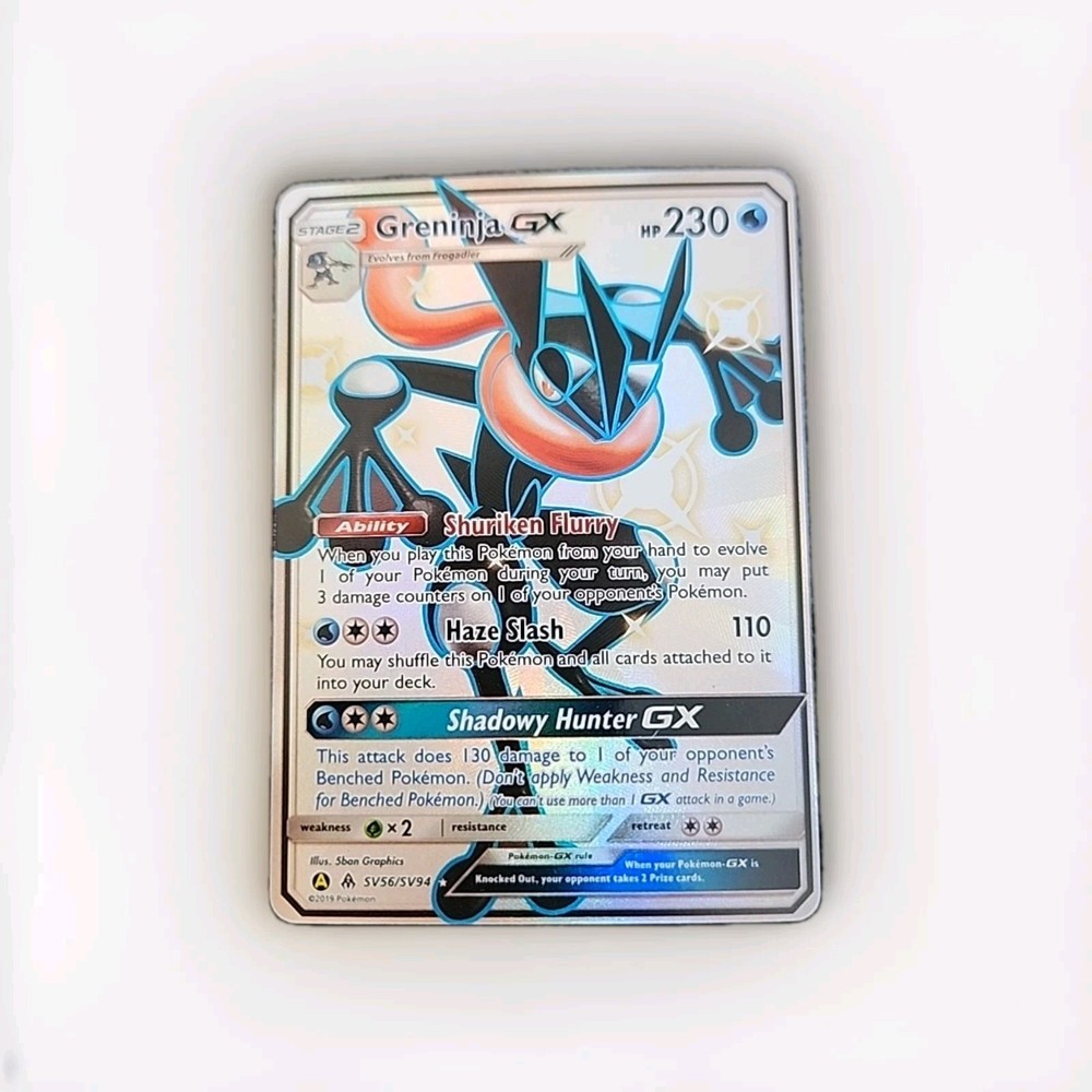 Rare | Greninja GX SV56/SV94 Hidden Fates: Shiny Vault Holo NM HTF