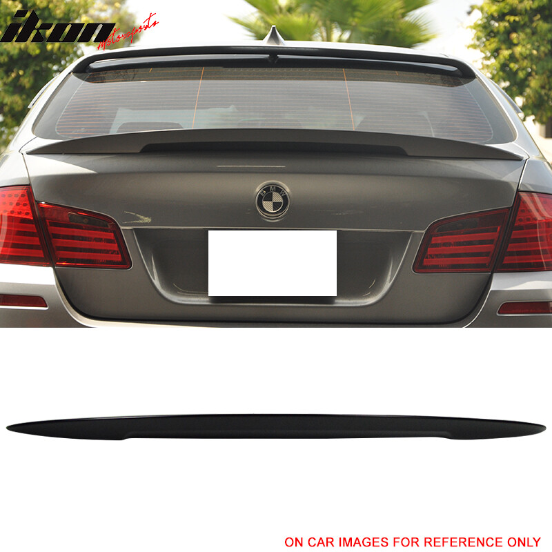 BMW F10 5 Series 2011-2016 Performance2 Trunk Spoiler Painted Black #475