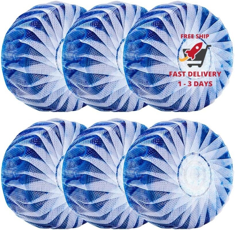 6 pastillas limpiadoras automáticas para inodoros - paquete