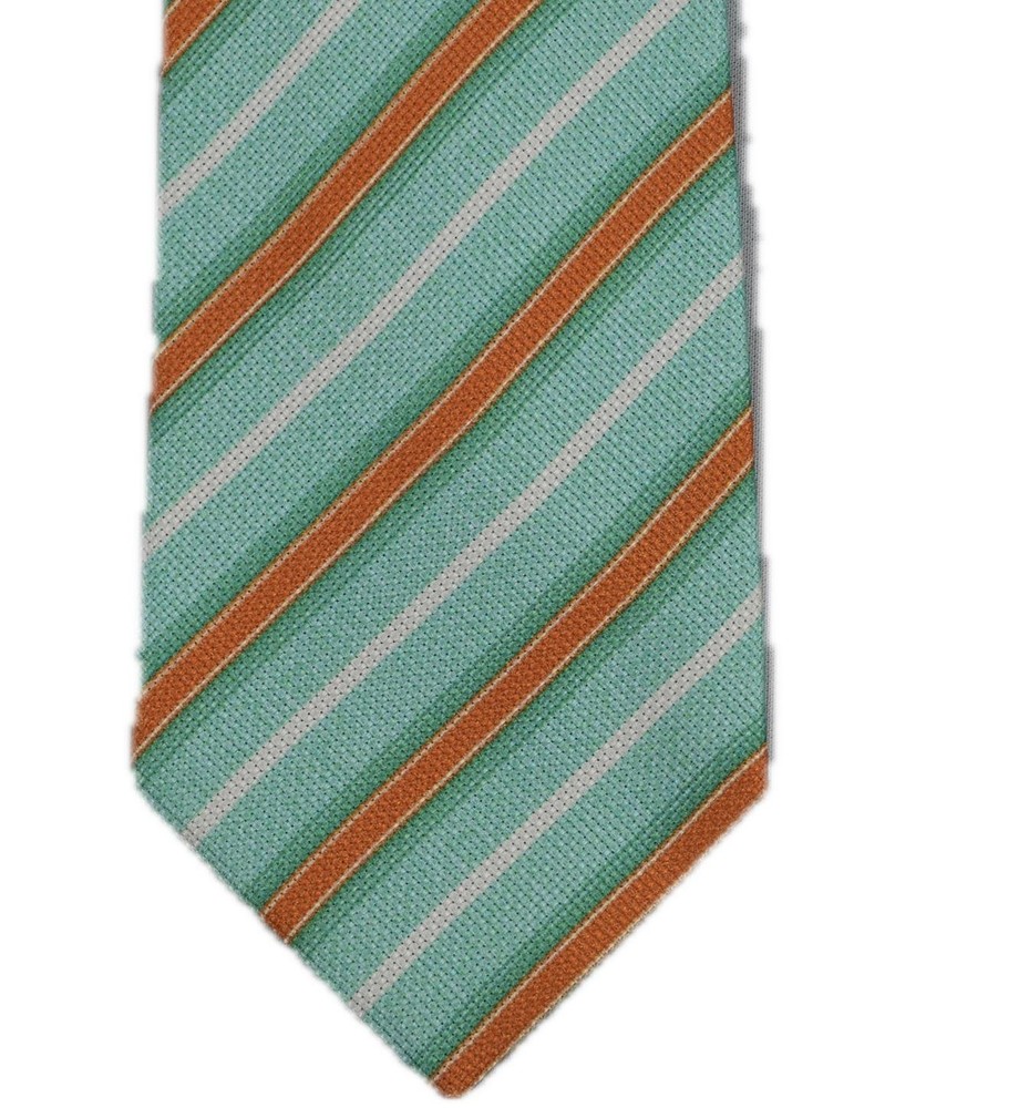Kiton Napoli Mens 7 Fold Handmade Linen Tie 59