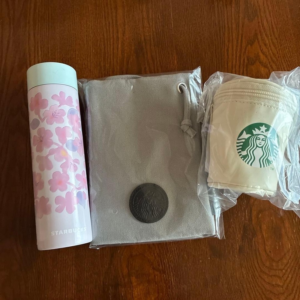 [Unused] STARBUCKS Lucky Bag 3-piece set including stainless steel bottle