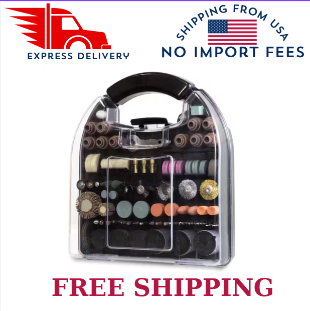 WEN Rotary Tool Accessory Kit with Carrying Case (320-Piece)