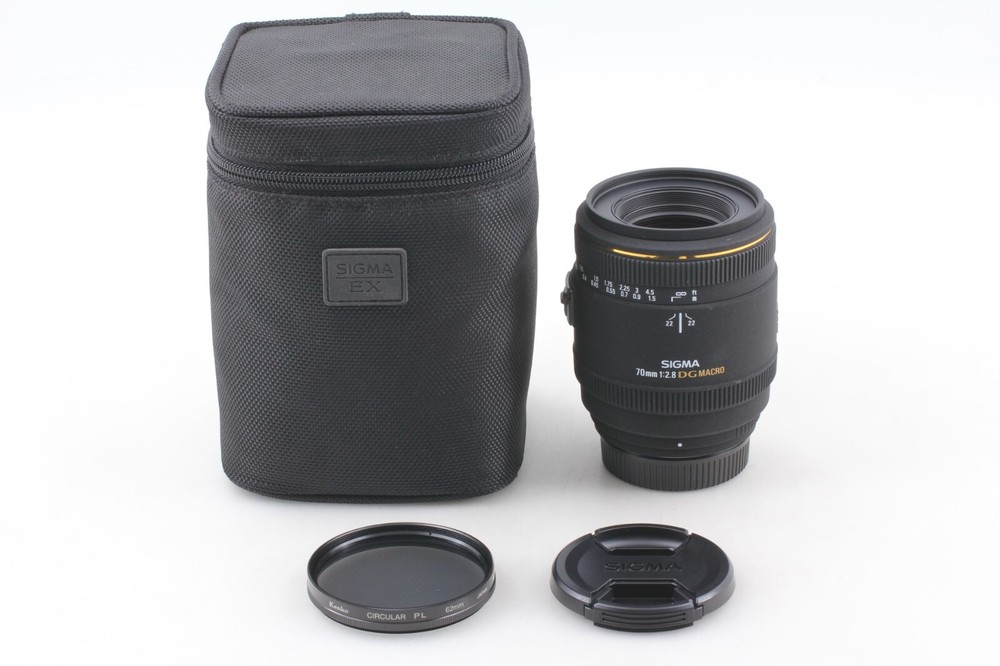 MINT Sigma 70mm f2.8 EX DG Macro AF Lens Nikon F Japan 5B05