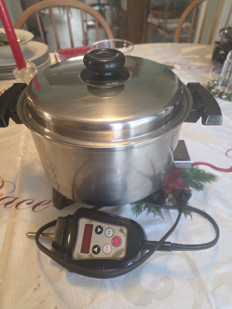 SALADMASTER STAINLESS STEEL T304/T316L 5 QT OIL CORE SLOW COOKER SA005OCU