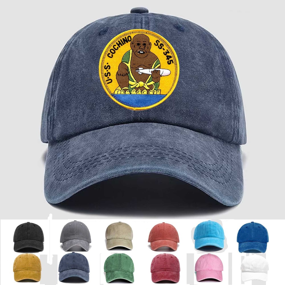 Custom Embroidered Hat SS-345 USS Cochino, Veteran Cap, Trucker Hat, Gift Idea