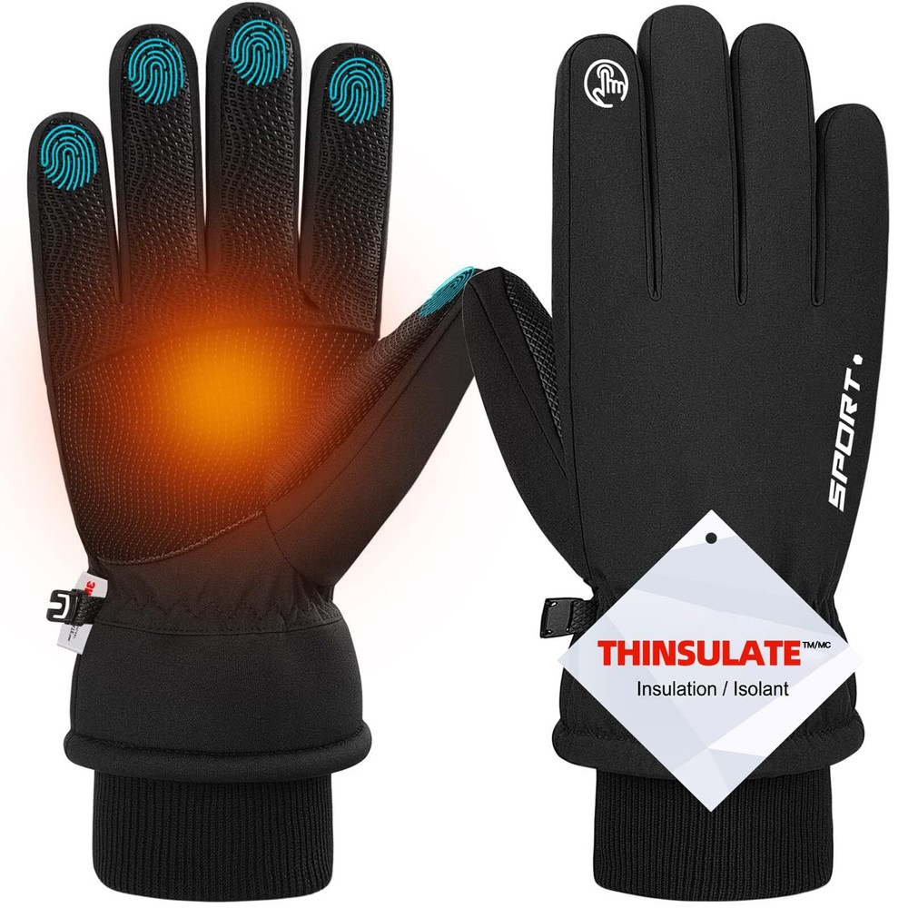 30โ Winter Gloves Touchscreen Gloves Waterproof Thermal Gloves Ski Gloves For