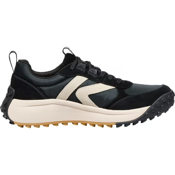 KEEN KS86 Womens Leather Sneakers Retro Trail Comfort with Wide Toe Box