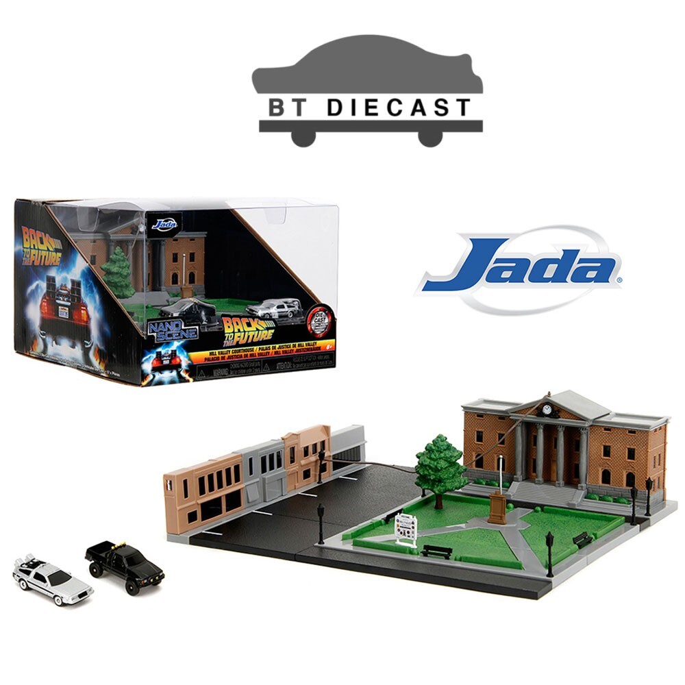 JADA NANO SCENE BACK TO THE FUTURE HILL VALLEY COURTHOUSE TIME MACHINE 34804