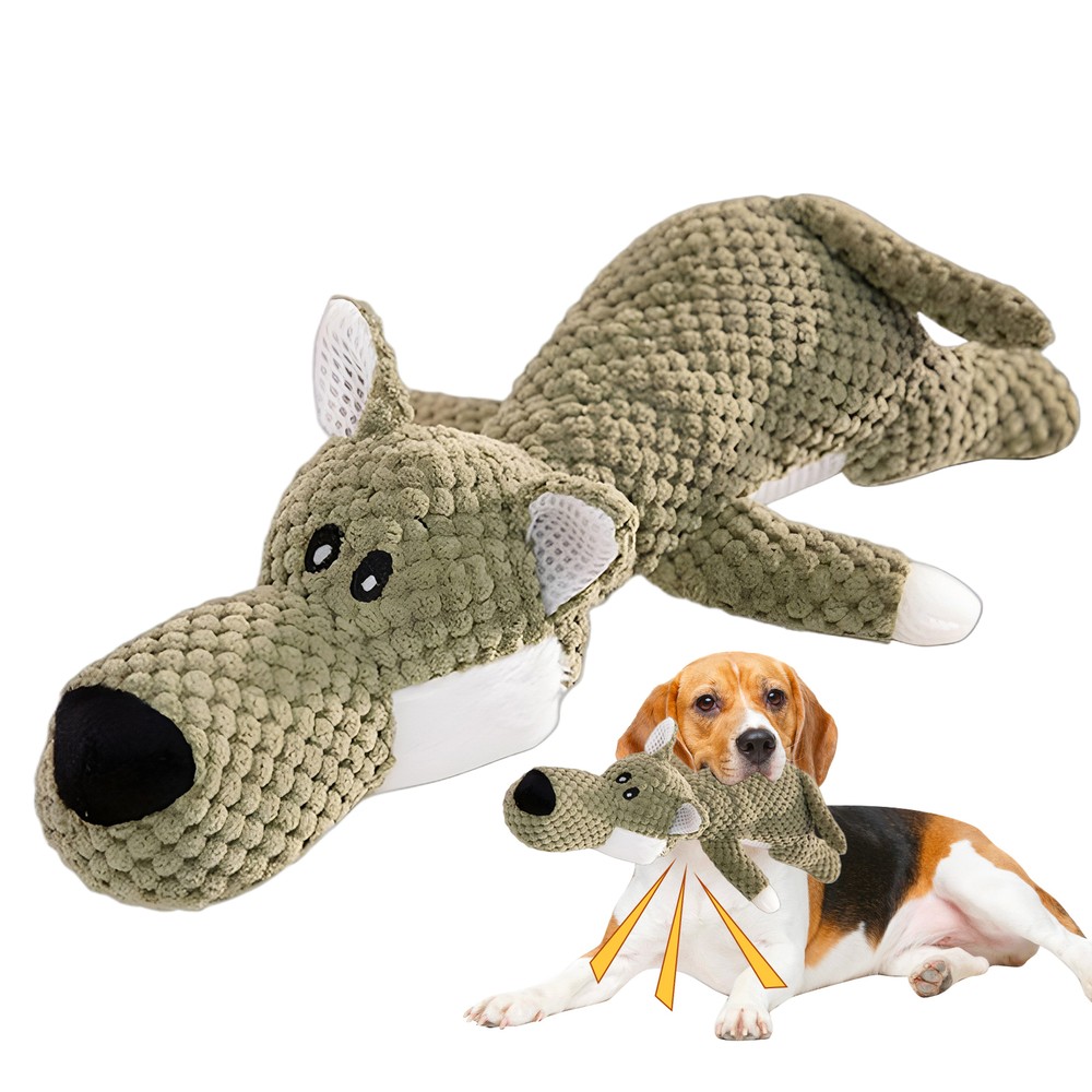 Dog Chew Toys for Aggressive Chewers Tough Squeaky