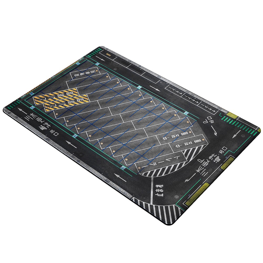 1:64 Parking Lot Mouse Pad Mat Model Car Vehicle Scene Display Large Garage Toy,