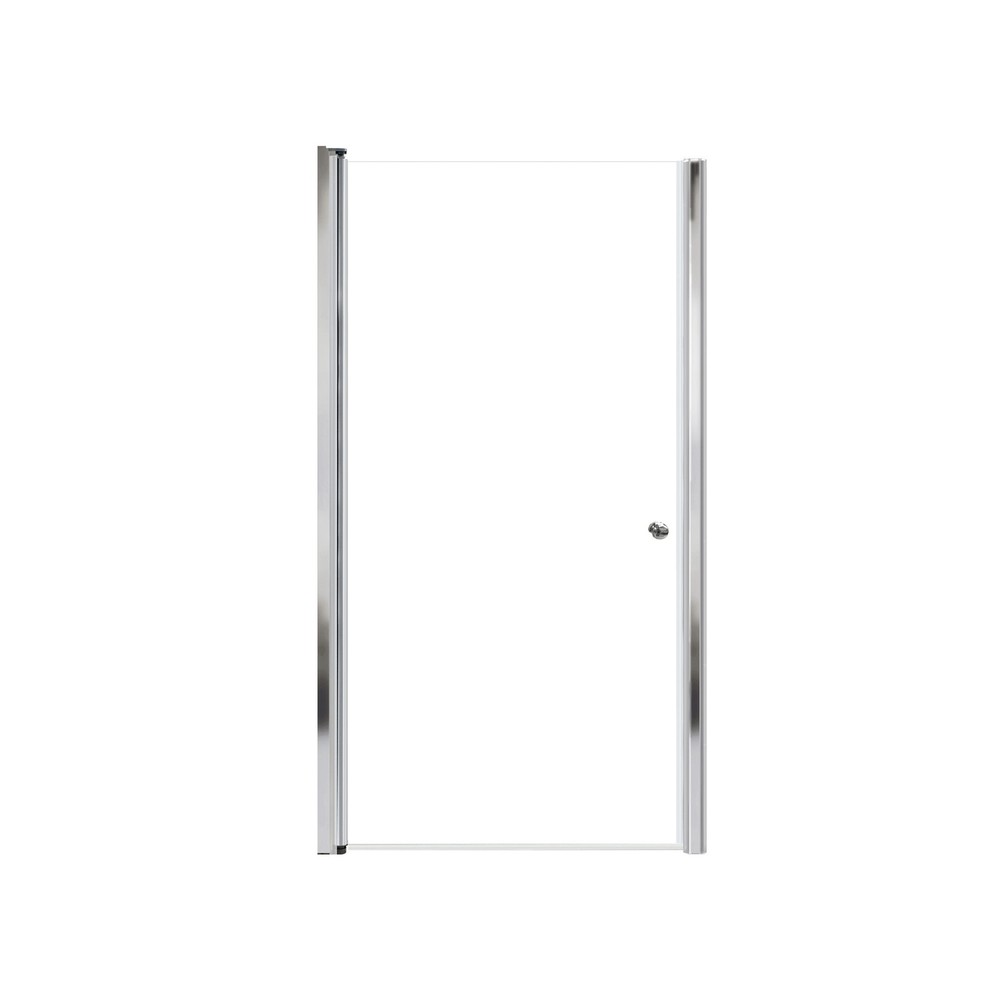 Transolid Lyna 70x35 Frameless Pivot Shower Door Chrome Finish