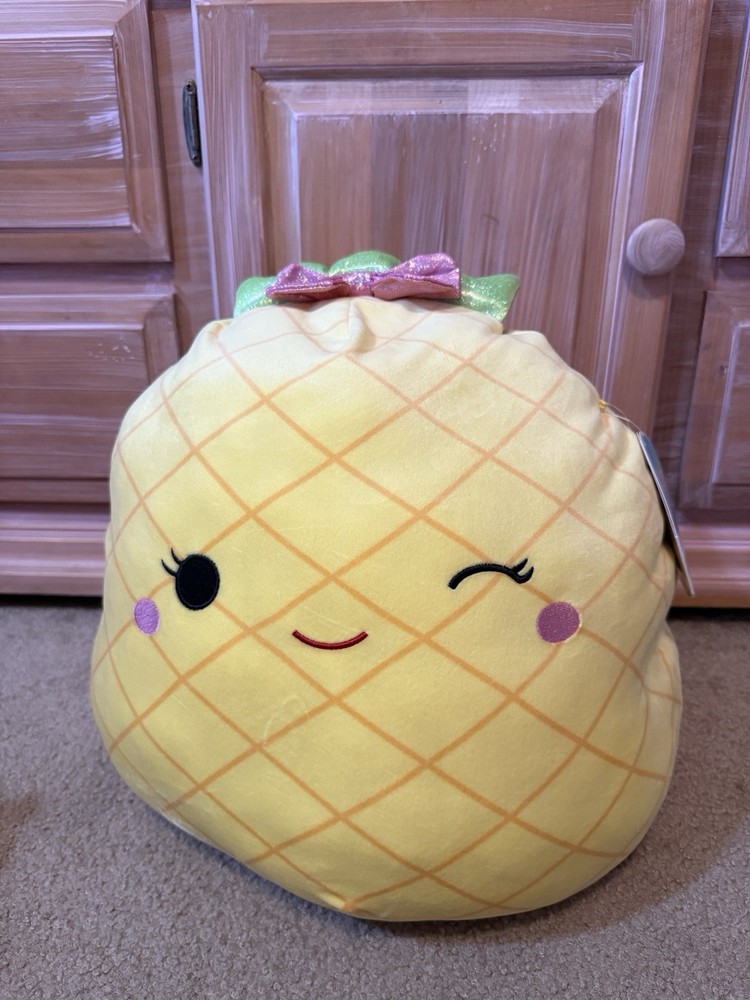 Squishmallow Maui Pineapple 16 IN: GREAT CONDITION W TAGS- PET & SMOKE FREE HOME