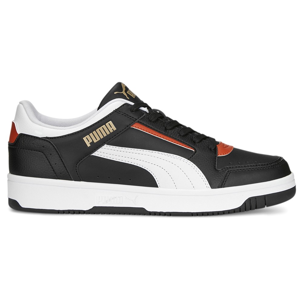 PUMA Rebound Joy Low Lace Up  Mens Black Sneakers Casual Shoes 38074724