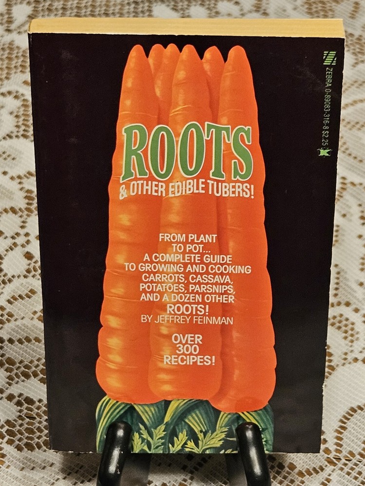 ROOTS & OTHER EDIBLE TUBERS 1978 FIRST PRINTING RARE VTG PAPERBACK 300+ RECIPES