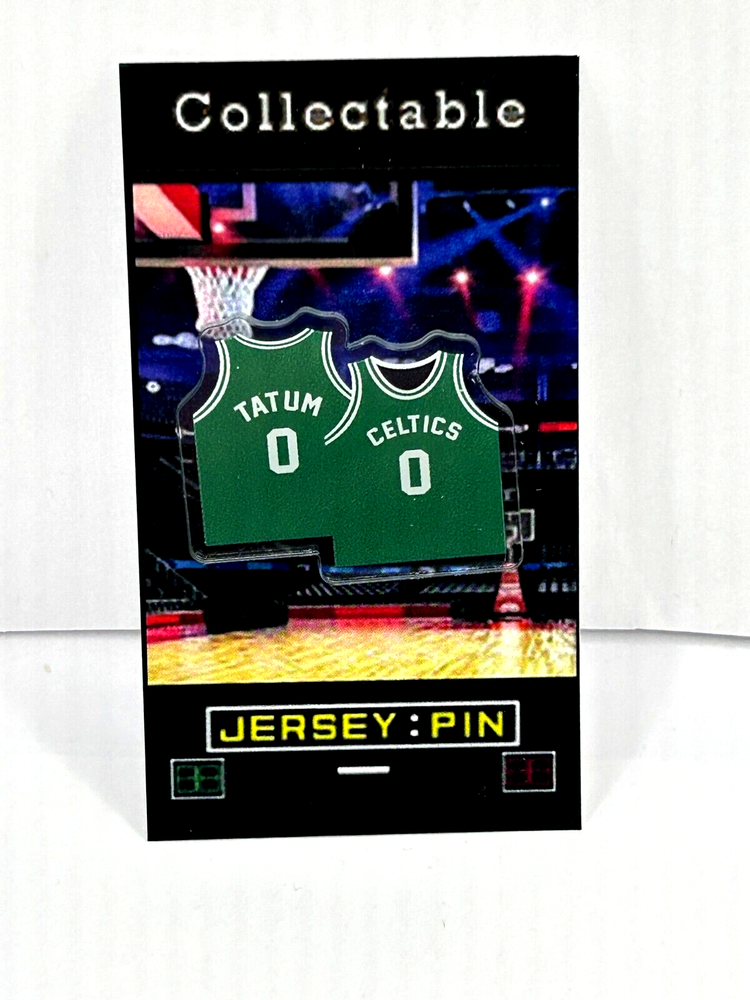 Boston Celtics Jayson Tatum Jersey Lapel Pin – Classic Cs Collectible with Free Shipping