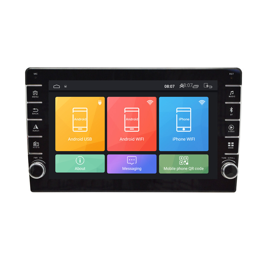 Car Radio 1Din Android Multimedia Player Wifi GPS Nav 9in Touch Screen FM Stereo