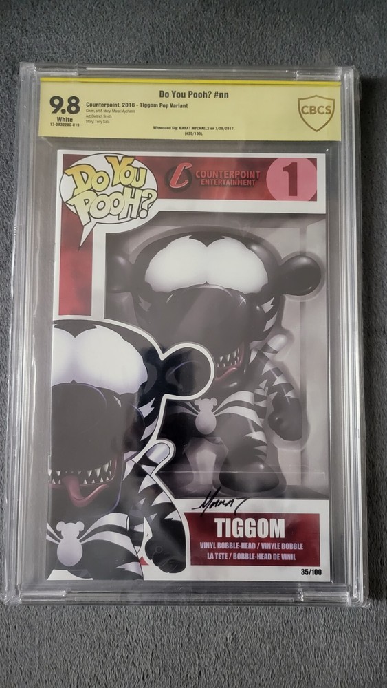 Do You Pooh? CBCS 9.8 Tiggom/Venom Variant  #35/100 Signed by Marat Mychaels