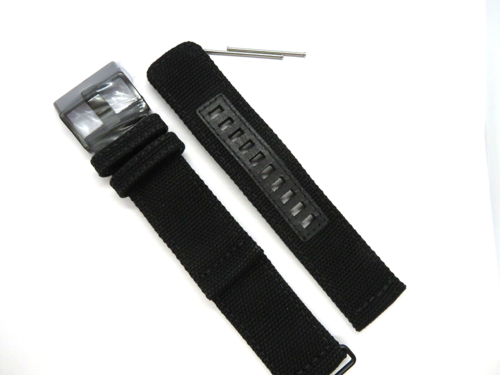 Diesel Original Replacement Textile Band DZ1471 Watch Strap Black CANVAS 24 mm