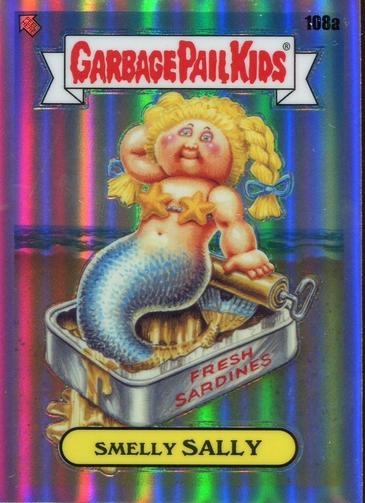 Garbage Pail Kids Chrome Series 3 Refractor Base Card #108a SMELLY SALLY