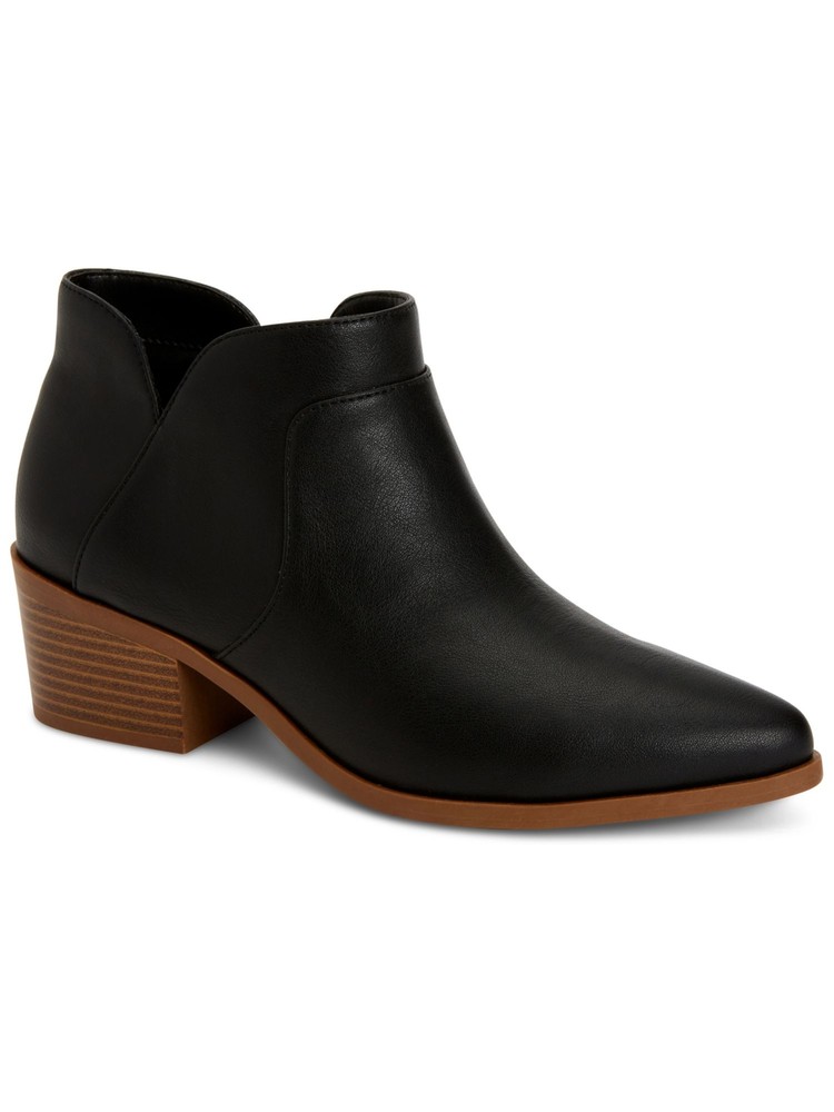 STYLE & COMPANY Womens Black Comfort Vidyaa Pointed Toe Block Heel Booties 7 M