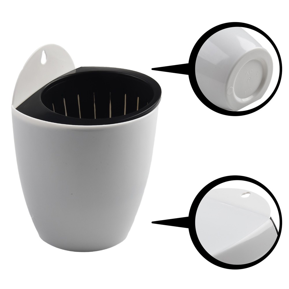 Wall-mounted Flower Pot Automatic Water-absorbing Plastic Green Dill Home Decor?