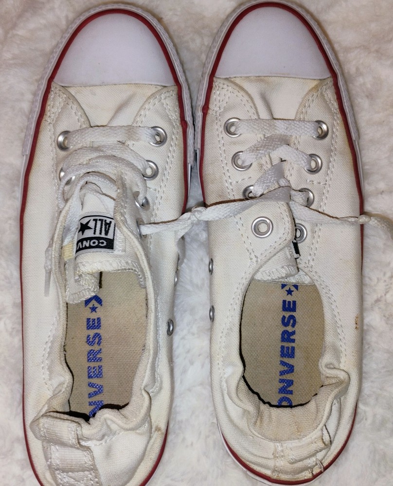 Converse Chuck Taylor All Star Shoreline Ox White Women's Low Top Sneakers Sz 8