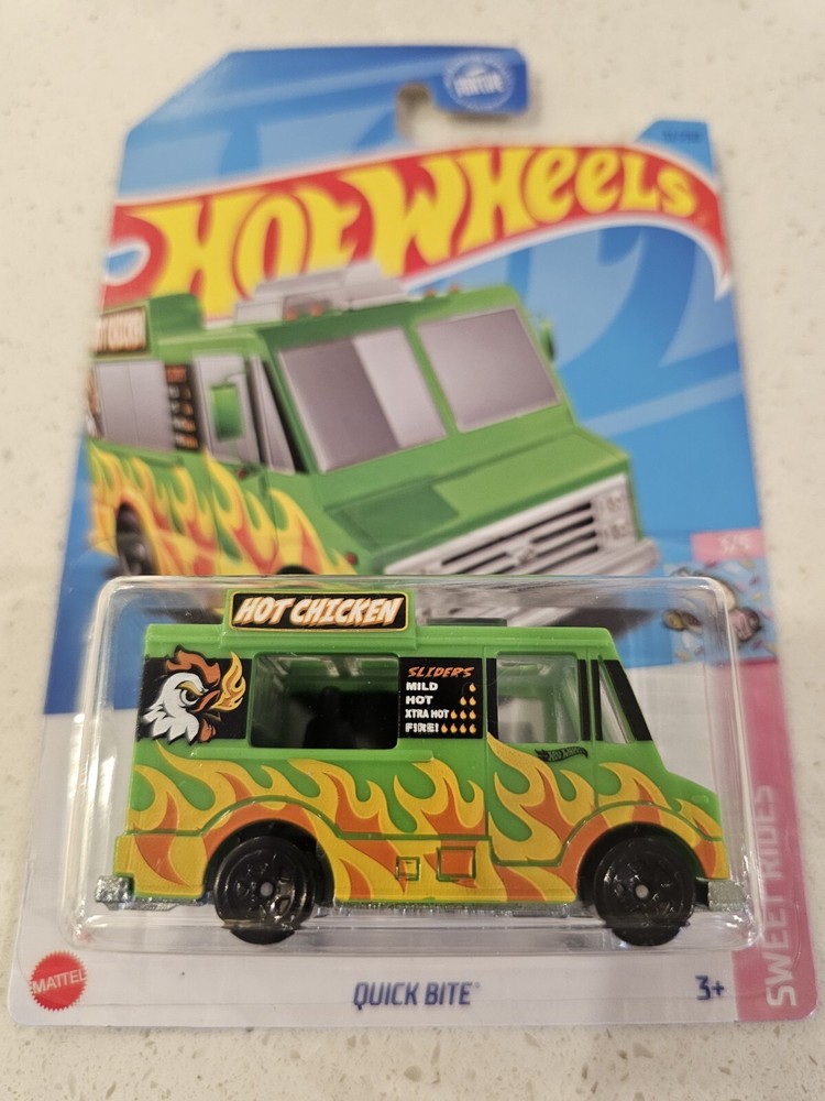 Hot Wheels Sweet Rides 3/5 Yellow Quick Bite Toy Truck 31/250