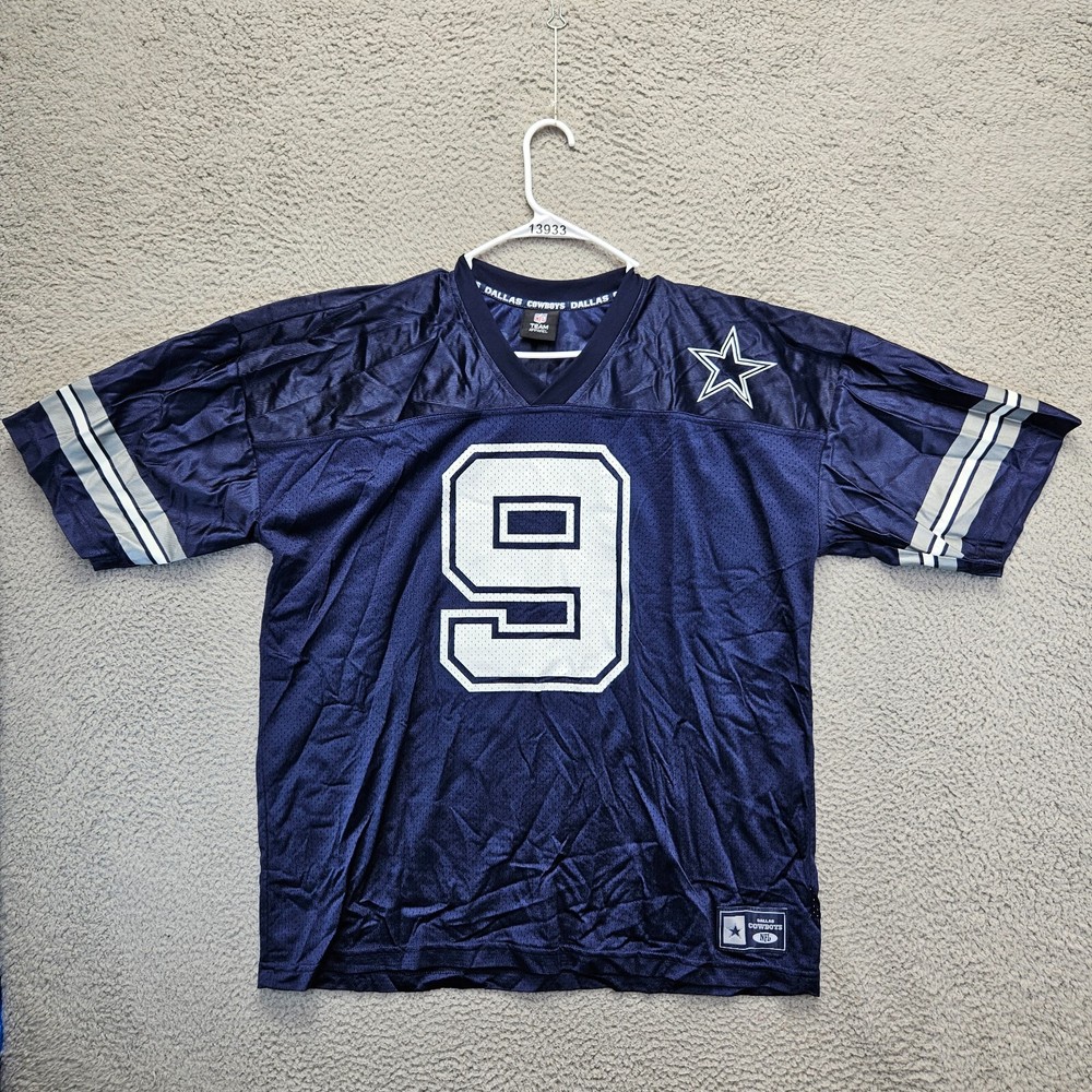 Tony Romo Dallas Cowboys NFL Jersey Mens Size 42 Blue #9