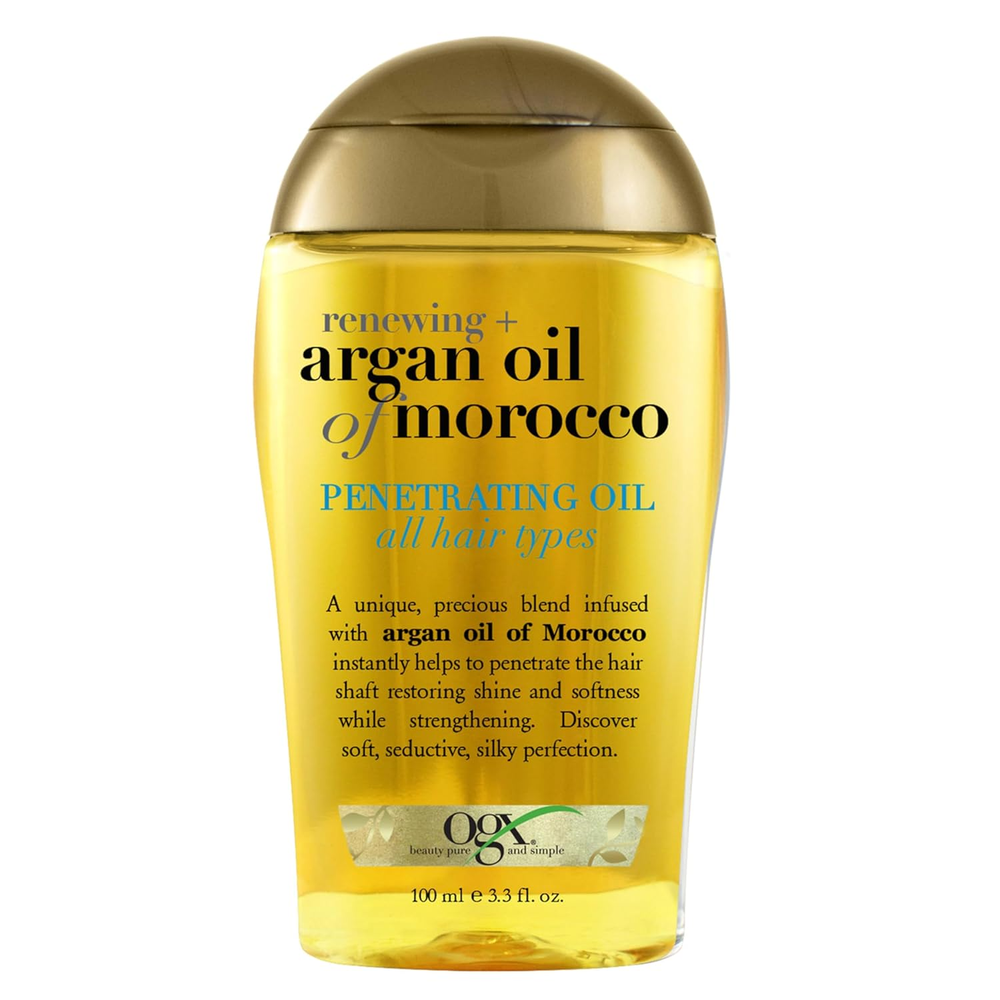Renewing + Argan Oil of Morocco Penetrating Hair Oil Treatment, Moisturizing & S