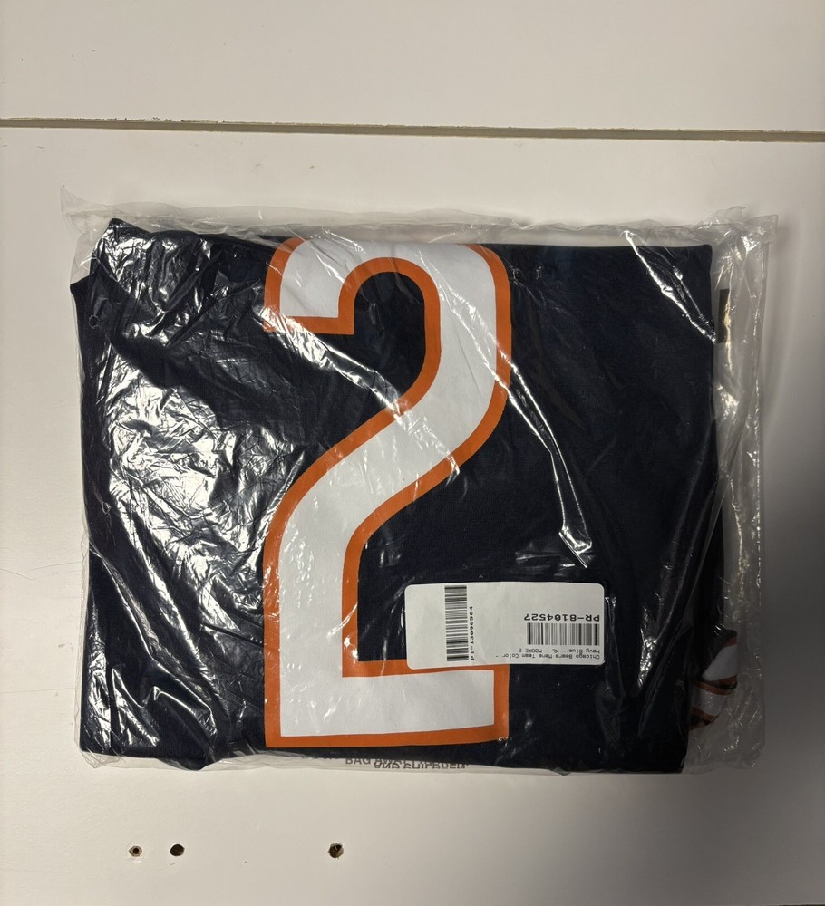 DJ Moore #2 Navy Chicago Bears Men’s XL NFL Nike Authentic Jersey NOT STITCHED