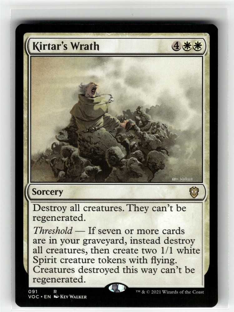 KIRTAR'S WRATH Crimson Vow Commander #91 VOC(NM+)(MTG)