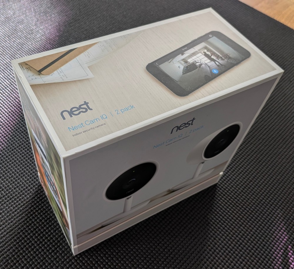 Google Nest Cam IQ Indoor Security Camera, 2-Pack