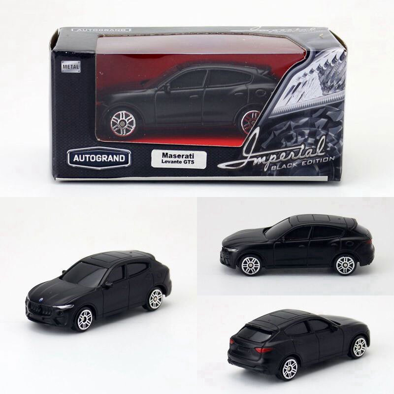 1/64 Maserati Levante GTS Diecast Metal Model Car Toy Gift for Boys Black
