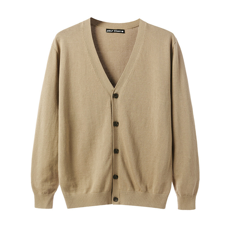 Mens Knitted Cardigan Sweater Knitwear Jacket V Neck Button Down Casual Winter