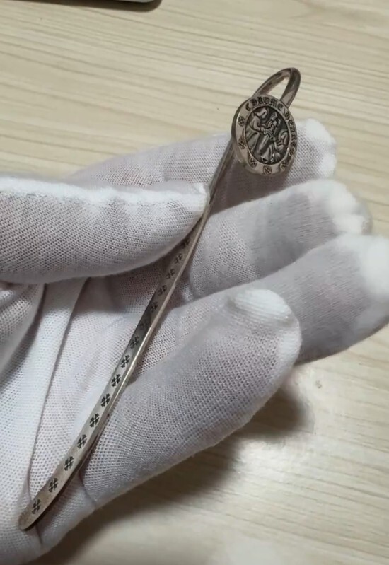 Chrome hearts sterling silver bookmark