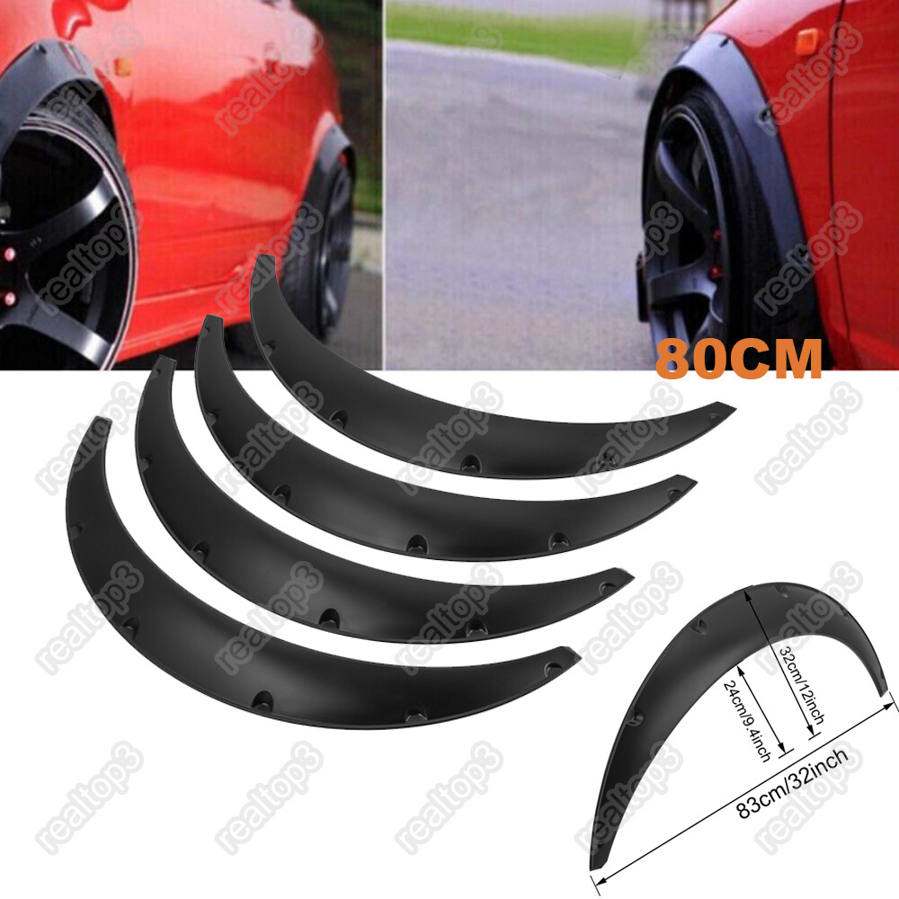 4pcs Wide 80CM Fender Flares for 95-04 Toyota Tacoma Extended Wheel Arches