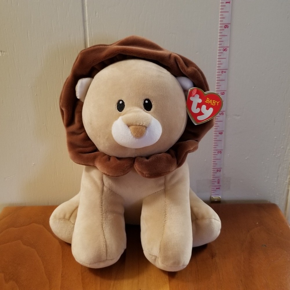 TY BABY Bouncer the Lion Plush 7
