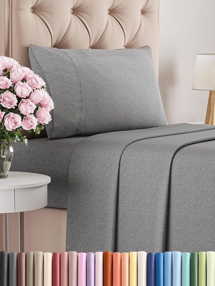 Twin XL Size 3 Piece Sheet Set - Comfy Breathable & Cooling Bed Sheets Set